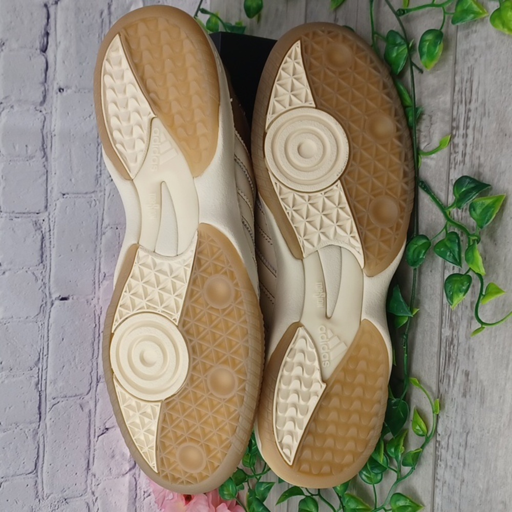 Adidas Men's Cream and Brown Sneakers - Picture 8 of 11